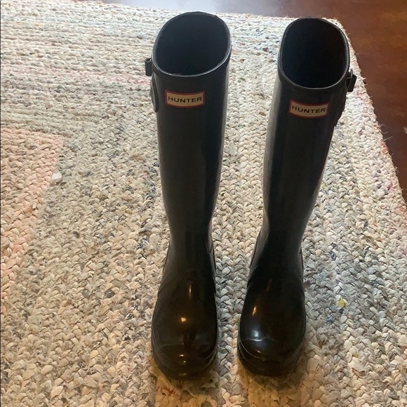 Hunter Shoes - Barley worn hunter rain boots